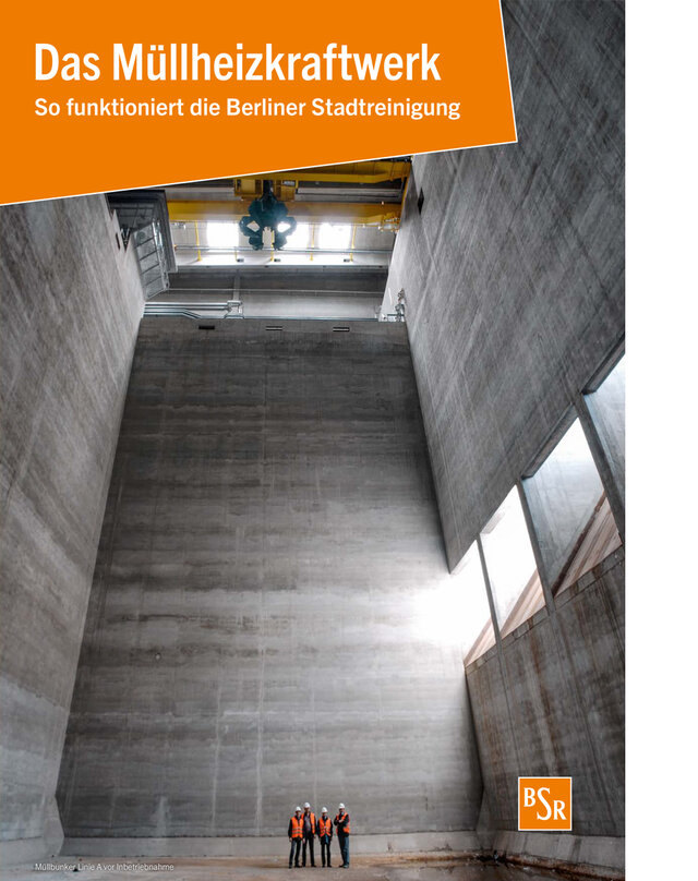 Cover der Broschüre der BSR über ihr Müllheizkraftwerk